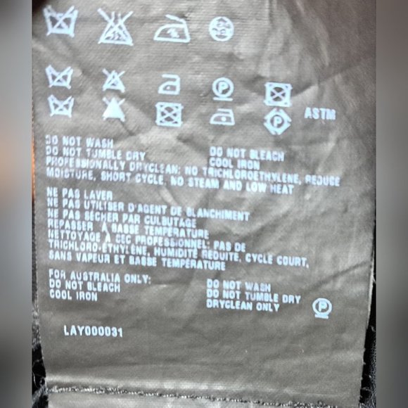 Prada Milano Men's Dress Pants Gray Check Button Fly Slim Fit Size 37x32 / 56 - Picture 12 of 16